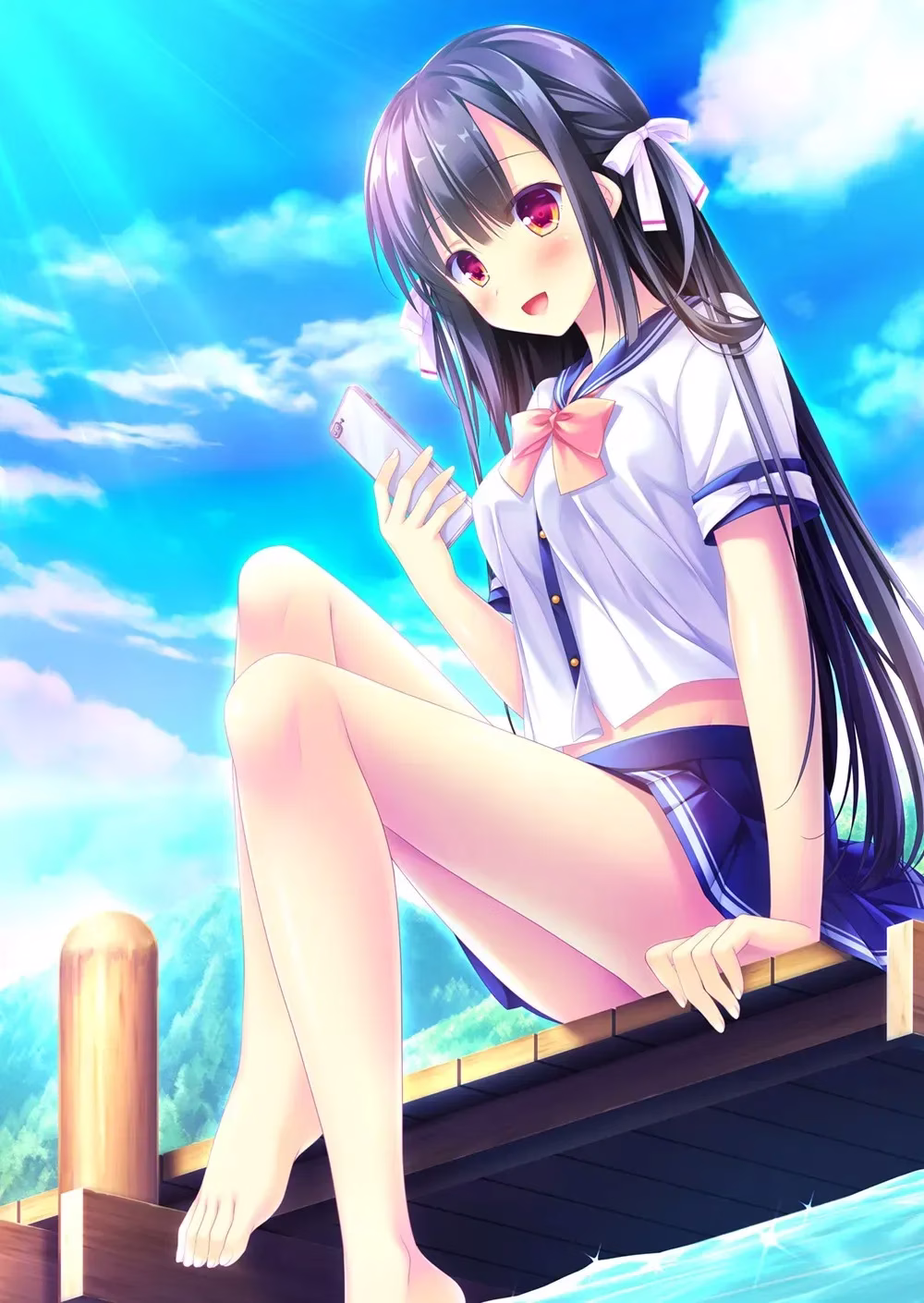 【PC】空の青と白と／瞬きの夏/天空的蓝与白/如梭夏日