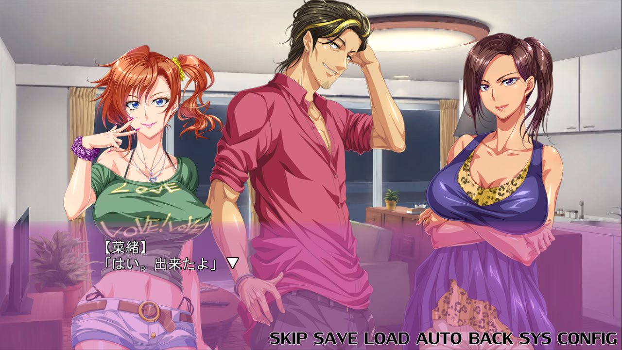 【PC】元ヤン奥さんとギャル娘ちゃん～召しませ母娘丼～【AI机翻】